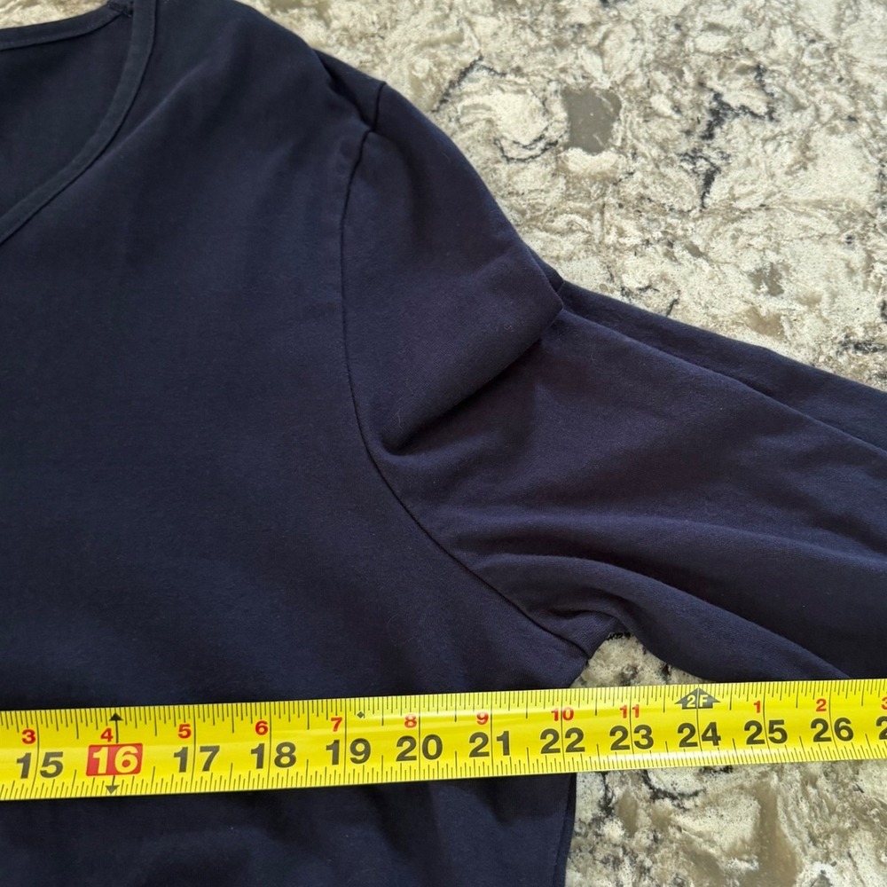Ulla Popken 100% Cotton Maxi Dress Blue Pin Pleated Front Pockets Size 20/22 - Picture 4 of 6